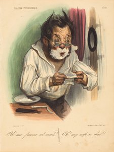 Oh! Meine Frau ist tot! von Honoré Daumier