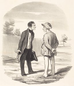 Ja, Herr Gimblet, die Ordnung wird... wiederhergestellt... von Honoré Daumier