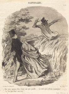 Wie dumm wir sind, solche Angst zu haben... von Honoré Daumier