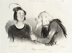 Rodrigue, hast du Herz? (Le Cid) von Honoré Daumier