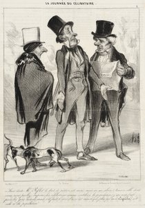 Wahrscheinlich Herr Riflot das Recht... von Honoré Daumier