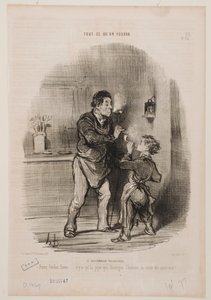 Der philosophische Lumpensammler von Honoré Daumier