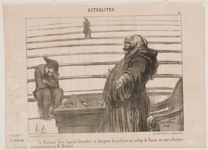 Der ehrwürdige Pater des Kapuzinerordens