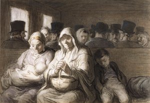 Die dritte Klasse von Honoré Daumier