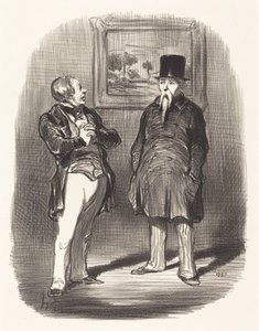 Sieh an... ich habe dich nicht erkannt... von Honoré Daumier