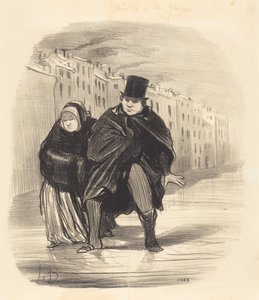 Du wirst mich nicht noch einmal dabei erwischen... Glückwünsche überbringen zu gehen... von Honoré Daumier