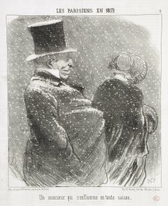 Ein Herr, der sich erhitzt... von Honoré Daumier