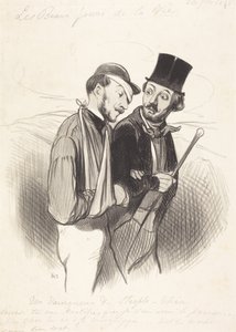 Ein Sieger im Steeple-Chase von Honoré Daumier