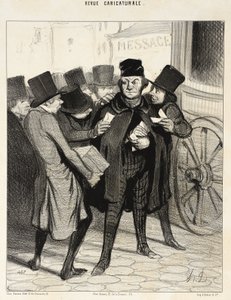 Eine Vergnügungsreise nach Paris von Honoré Daumier