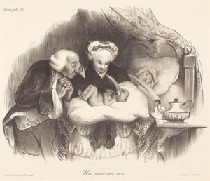 Eine neue Nase von Honoré Daumier