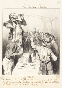 Ein Empfang von Honoré Daumier
