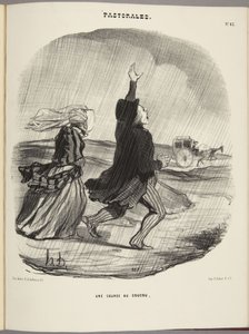 Ein Kuckucksrennen von Honoré Daumier