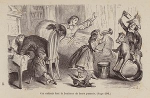 Illustration für Un Bon Petit Diable (Gravur) von Horace (after) Castelli