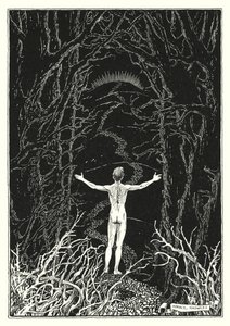 Illustration zur Bergpredigt von Horace J. Knowles