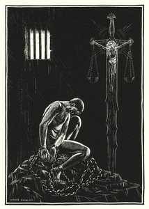 Illustration für die Bergpredigt (Gravur) von Horace J. Knowles