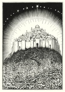 Illustration für die Bergpredigt (Gravur) von Horace J. Knowles