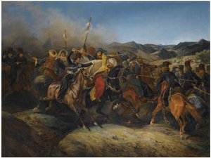 Eine Szene aus dem Russisch-Türkischen Krieg