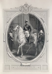 Reiterporträt von Napoleon III von Horace Vernet