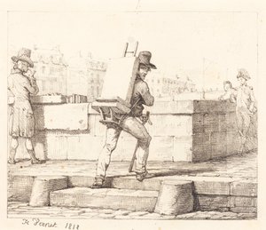 Frontispiz für das Portfolio "Croquis Lithographiques par H. Vernet"