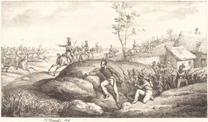 Hinterhalt der Infanterie gegen die Kosaken
