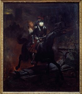 Leonores Ballade Illustration von Gottfried Bürgers Gedicht „Leonore“ von Emile Jean Horace Vernet