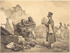 Mein Korporal, ich konnte nur das bekommen von Horace Vernet