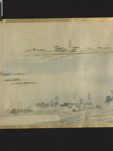 Drei Glücksgötter auf einem Vergnügungsausflug von Hosoda Eishi