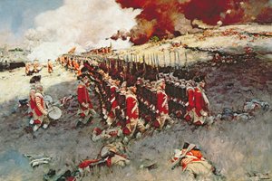 Schlacht von Bunker Hill von Howard (after) Pyle