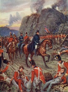 Der Herzog von Wellington bei der Belagerung von Badajos