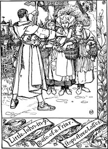 Illustration aus dem Buch Die fröhlichen Abenteuer von Robin Hood, von Howard Pyle, 1883 von Howard Pyle