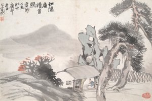 Lesen im abgelegenen Kiefernstudio (Song yin an)