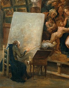 Entwurf zur Gestaltung der großen Galerie des Louvre