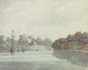 Das Budgerow des Generalgouverneurs am Ganges, Brahmaputra-Delta