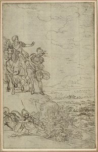 Studie für Lucains "La Pharsale", Canto VII