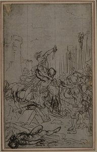 Studie für Lucains "La Pharsale", Canto VI
