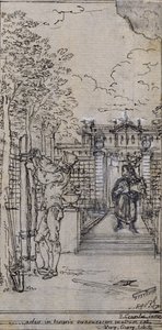 Studie für Vignette-Frontispiz in Poncelets "Principes Generaux pour Servir à l