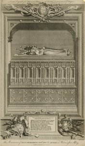 Das Denkmal von König Richard II. und seiner Königin Ann von Hubert Francois Gravelot