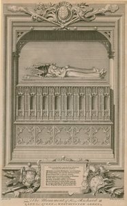 Das Denkmal von König Richard II. und seiner Königin Ann von Hubert Francois Gravelot