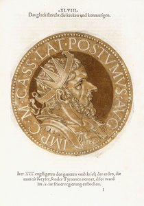 Marcus Cassianus Latinus Postumus von Hubert Goltzius