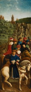 Die gerechten Richter, unteres linkes Panel des Genter Altars von Hubert & Jan van (1390 1441) (after) Eyck