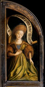 Kumäische Sibylle, vom äußeren rechten Flügel des Genter Altars