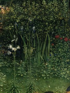 Die Anbetung des mystischen Lammes (Detail)