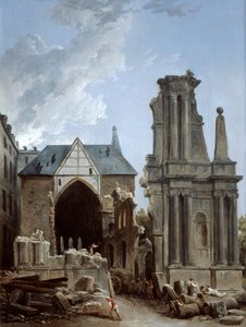 Der Abriss der Kirche der Feuillants, 1805
