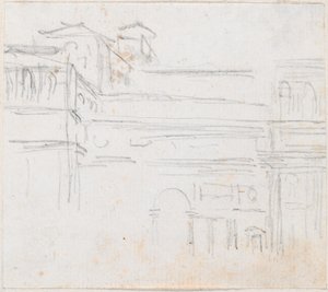 Villa Medici von Hubert Robert