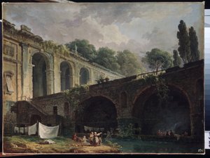 Ansicht der Villa Madama in Rom von Hubert Robert