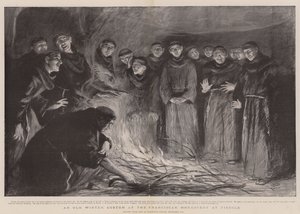 Ein alter Winterbrauch im Franziskanerkloster in Fiesole