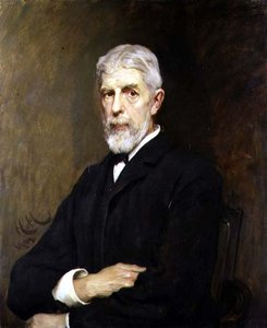 Porträt von Sir Henry Trueman Wood, Sekretär und Vizepräsident der Gesellschaft von Hubert von Herkomer