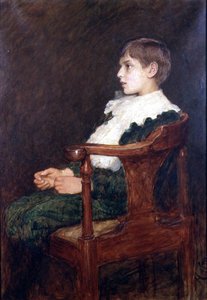 Porträt des Sohnes des Künstlers, Lorenz von Hubert von Herkomer