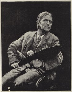 Selbstporträt des britischen Künstlers Hubert Herkomer von Hubert von Herkomer