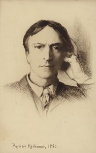 Selbstporträt des britischen Künstlers Hubert Herkomer von Hubert von Herkomer